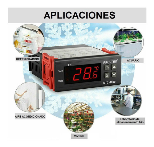 Controlador De Temperatura Digital 110 220v Sct-100