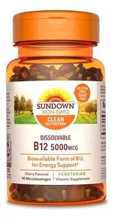 Sundown | Vitamina B-12 Sublingual | 5000mcg | 90 Tabletas