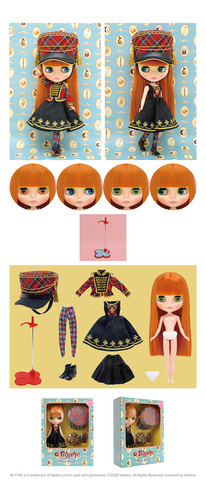 Boneca Neo Blythe Plaid Parade Takara Original Com Caixa (Usado)