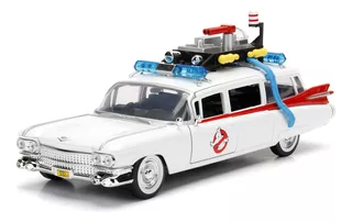 Jada Toys Hollywood Rides: Ghostbusters Ecto-1 Blanco Escal.