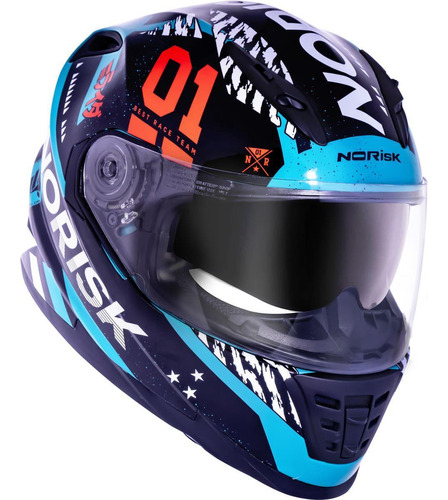 Capacete Norisk Ff302 Tokyo Preto Branco E Verde Tamanho:62