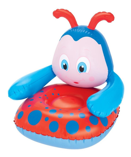 Sillón Inflable Infantil Vaquita De San Antonio