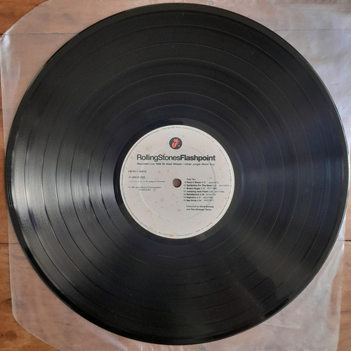 Rolling Stones-flashpoint-lp Com Livreto-vinil (Usado)