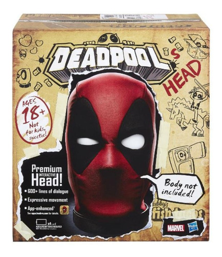 Marvel Legends Cabeza Premium E Interactiva De Deadpool