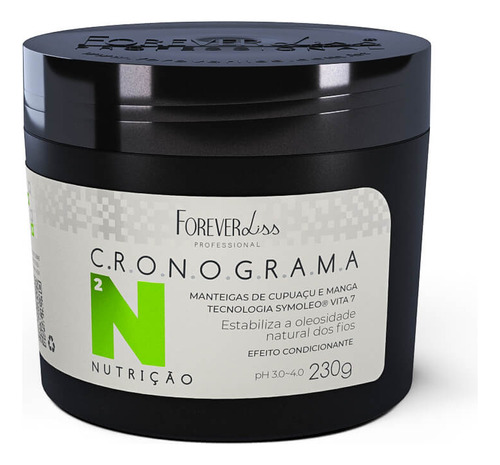 Máscara De Nutrição Cronograma Capilar Forever Liss 230g