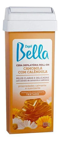 Cera Depilatória Roll-on, Camomila E Calêndula Depil Bella