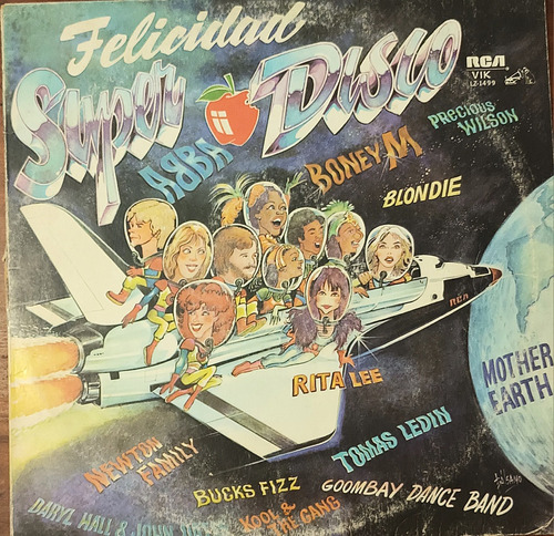 Felicidad Super Disco - Compilado Pop - Vinilo Argentino