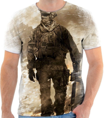 Camiseta Blusa Personalizada Call Of Duty Warfare Black Ops 