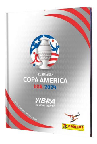 Album De Estampas Pasta Dura Plata Copa America 2024 Panini