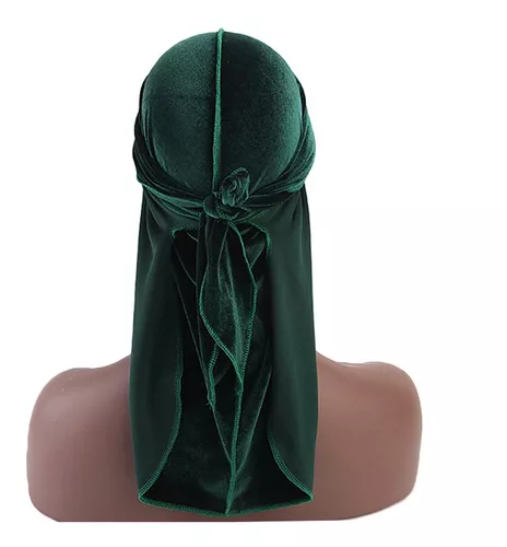 Chapéu Durag De Cauda Longa Feminino De Cor Sólida Com Tiras De Bandana,  Chapéu Elegante Para Uso Diário, Ao Ar Livre E Esportes, 1 Peça