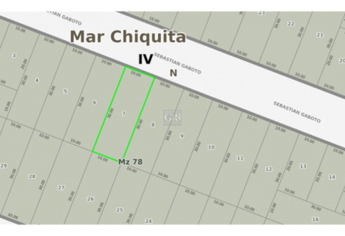 Lote En Partido De Mar Chiquita, Paraje Santa Elena, A 5 Cuadras Del Mar