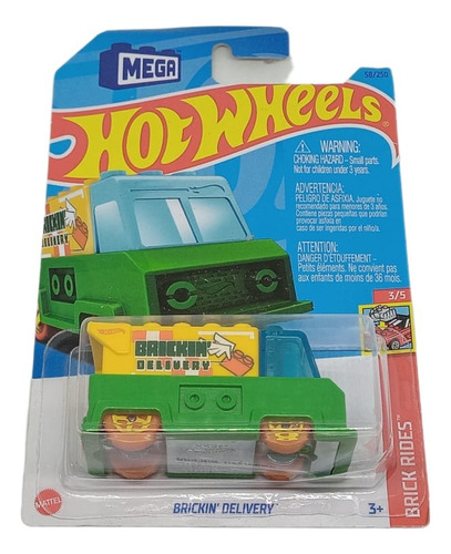 Hot Wheels Mega Tipo Bloques Brick Rides Ver Variantes