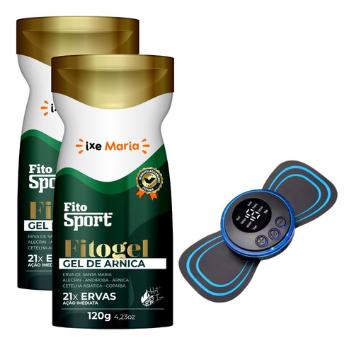 Alívio E Bem-estar: Fitosport 21 Ervas + Mini Massageador Fragrância Arnica