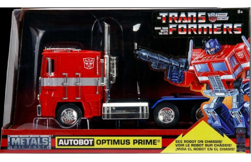Metals Die Cast Transformers Autobot Optimus Prime 1/24 Jada