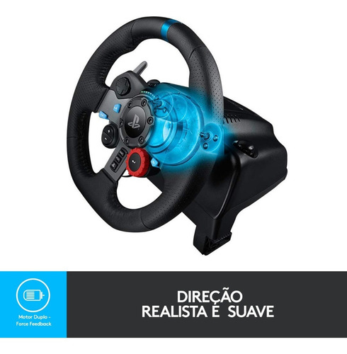 Volante Gamer G29 Driving Force Logitech Cor Preto