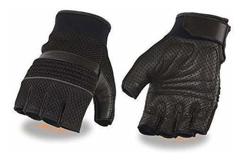 Guantes Moto Milwaukee Leather Mg7504 Guantes Sin Dedos De M