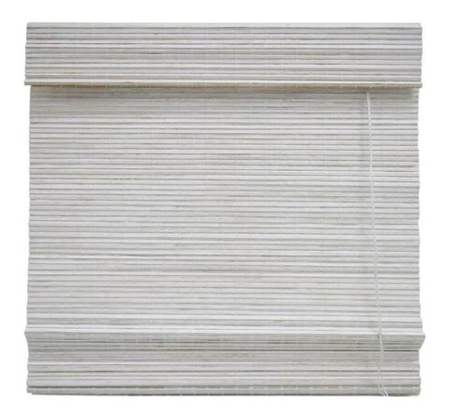 Persiana Bambu Romana Block Branca 100 L X 220 A Cm Cortina