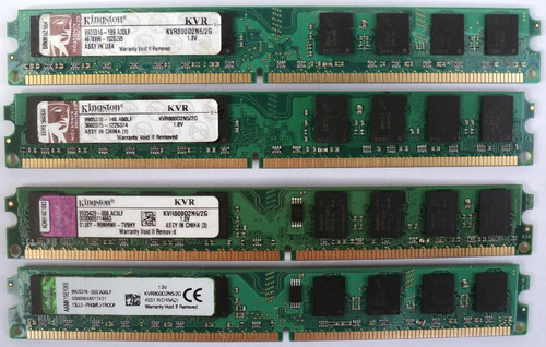  Memorias Ddr2 2gb 2 Gb 2 Gigas Bus 800 Pc De Escritorio