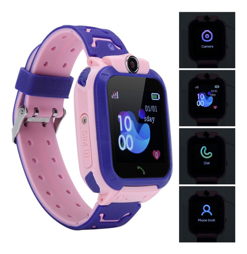 Reloj Infantil Impermeable Sos Phone Use Sim Card Ip67 Kid