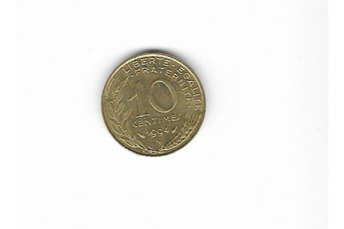 Ltc366. Moneda De 10 Centimos De Franco De 1994.