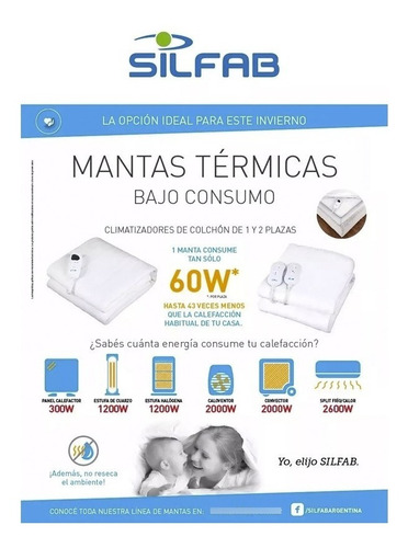 Imagen 6 de 10 de Climatizador Electrico Cama Frazada 2 Plazas Temporizador Manta Termica Bajo Consumo - Seguridad Garantizada - Garantia