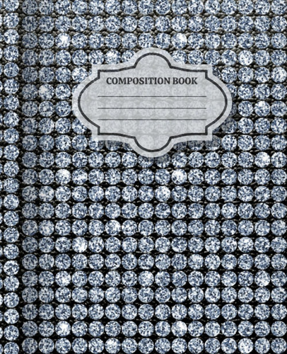Libro: Composition Notebook College Ruled: Covered In Diamon