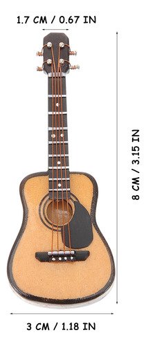 1 Juego De Modelos De Guitarra Pequeños, Modelo De Guitarra