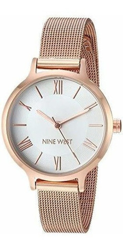 Nueve Oeste - Reloj De Pulsera De Malla Para Mujer