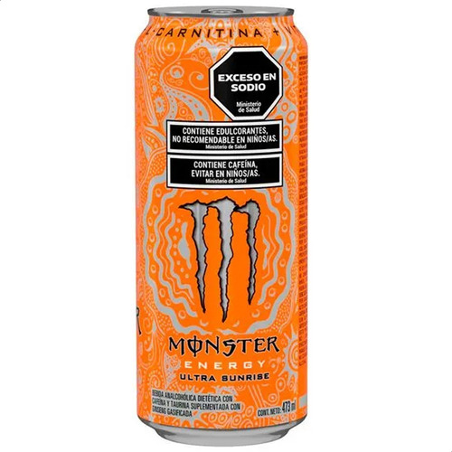 Bebida Energizante Monster Energy Ultra Sunrise X24