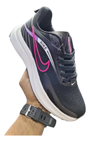 Zapatos Nike Air Max Zoom Damas Elite Fashion Negro Fucsia 