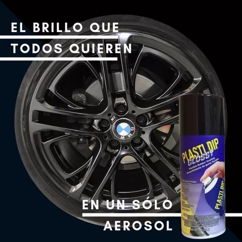 Pintura Aerosol Removible Plasti Dip Negro Brilloso - Mm