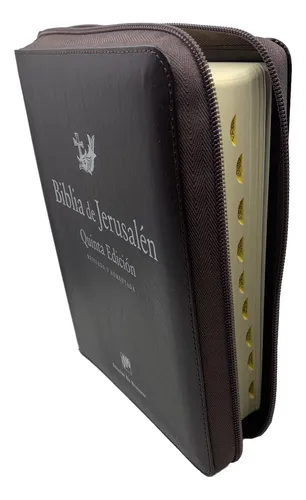 Biblia De Jerusalén Quinta Edicion Con Cremallera