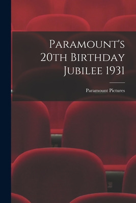 Libro Paramount's 20th Birthday Jubilee 1931 - Paramount ...