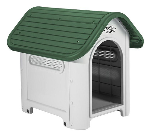 Casa Para Perro Pequeña Verde 75x59x66 Cms Coolpets