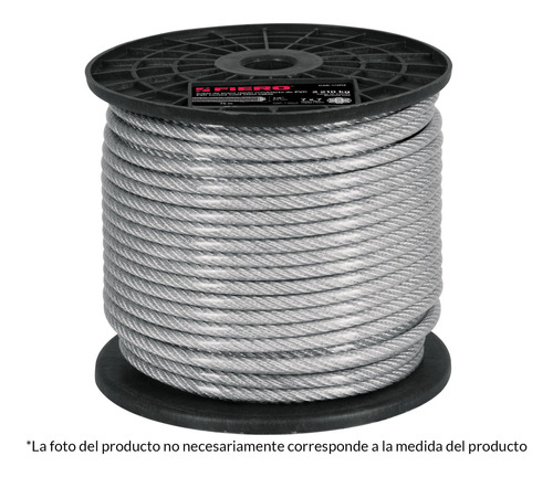 Guaya De Acero Recubierta Pvc 7x7 Hilos 1/16 (1,6mm)