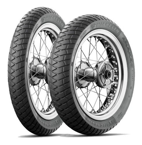 Par Pneu Michelin 90/90-21 + 130/80-17 Anakee Street S/c