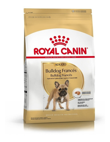 Imagen 1 de 1 de Alimento Royal Canin Breed Health Nutrition Bulldog Francés para perro adulto de raza pequeña sabor mix en bolsa de 3kg