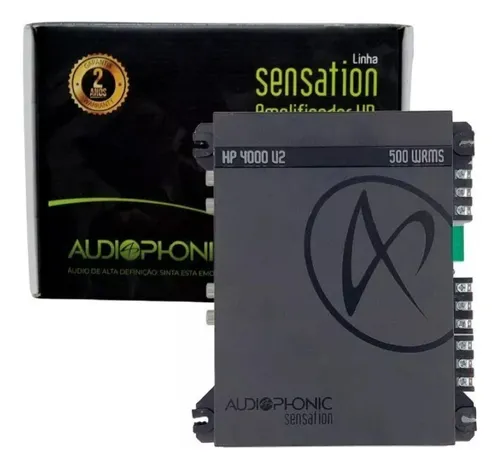 comprar Amplificador Audiophonic Sensation 4 Canais Classe D 500w