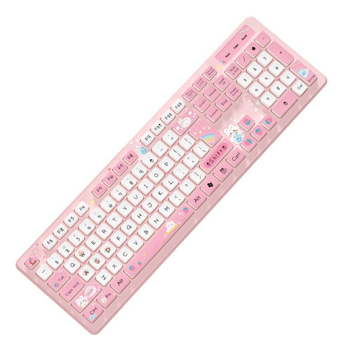 Teclado Con Cable Para Niñas, Lindo Teclado Pintado Creativo