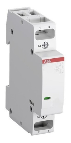 Contactor Esb Modular/din 20a 2na, 24vca/vcc, 1 Módulo Abb