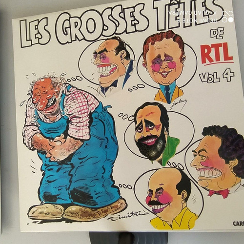 Disco Vinil Les Grosses Tetes - Vol 4 ( Importado)