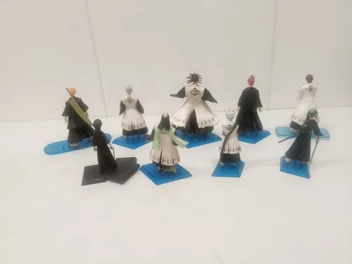 Bonecos Anime - Saga Bleach - 9 Personagens - Bases