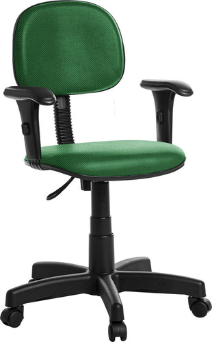 Cadeira Secretaria Com Braço Rj Verde 42x39x29 10kg