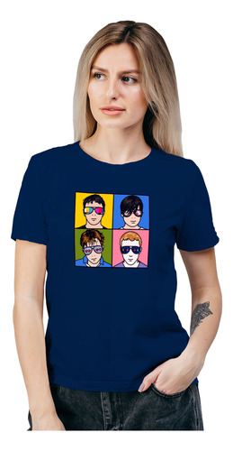 Polera Mujer Blur Games Art Warhol  Rock Algodon Wiwi