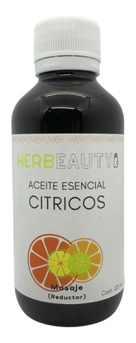 Aceite Esencial Para Masaje Herbeauty Citricos 125ml