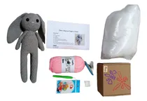 Comprar Kit Crochet Muñeco Amigurumi: Aguja Lana Ojos Patrón Rellen 