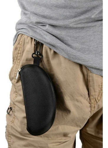 Estuche Protector Portatil De Gafas Y Lentes Gsci Color Negro