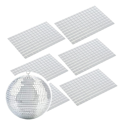 Redodedo 900pcs Espejo Plata Mosaico Azulejos Adhesivos...