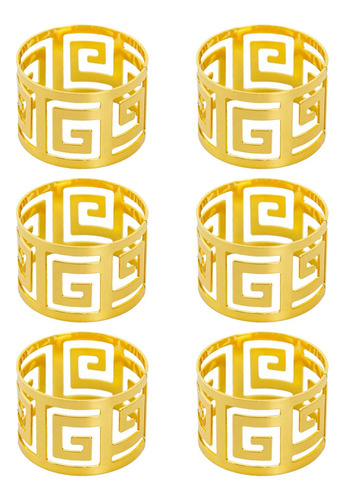 3 X 6 Uds Servilleteros Mesas De Cena Servilleteros Dorado