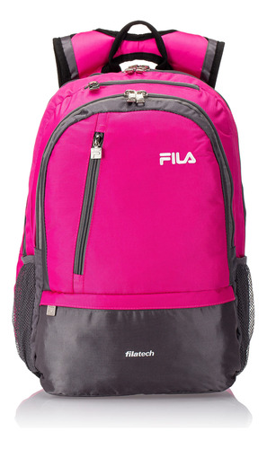 Fila Duel - Mochila Para Tablet Y Portátil, Color Rosa, Ta.